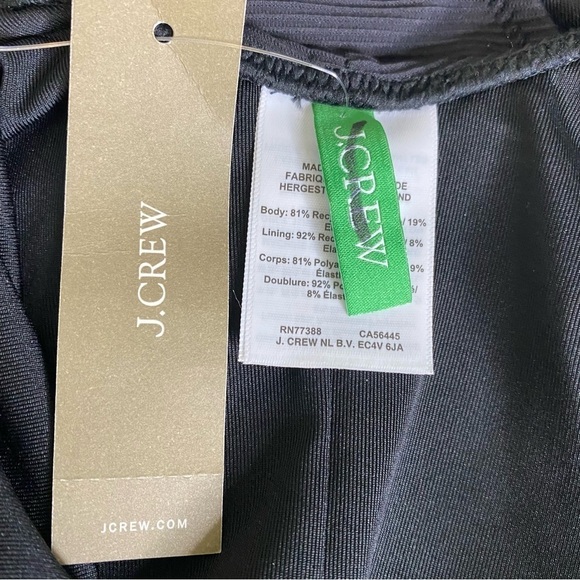 J. Crew Black One Piece Swimsuit black 10 - Picture 6 of 12